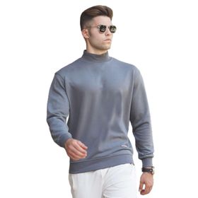 Madmext 5301 Füme Balıkçı Yaka Erkek Sweatshirt