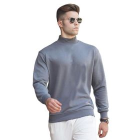 Madmext 5301 Füme Balıkçı Yaka Erkek Sweatshirt