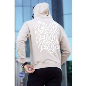 Madmext 5314 Bej Erkek Sweatshirt