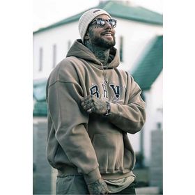 Madmext 5326 Bej Erkek Sweatshirt