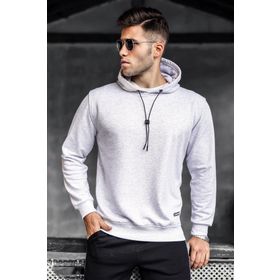 Madmext 5334 Boyalı Gri Erkek Sweatshirt