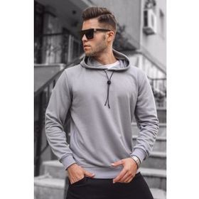 Madmext 5334 Boyalı Gri Erkek Sweatshirt
