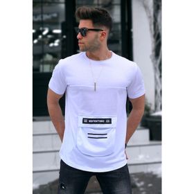 Madmext 5359 Baskılı Beyaz T-Shirt