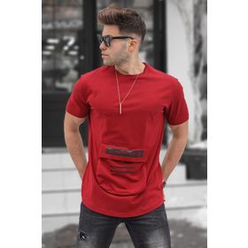 Madmext 5359 Baskılı Bordo T-Shirt