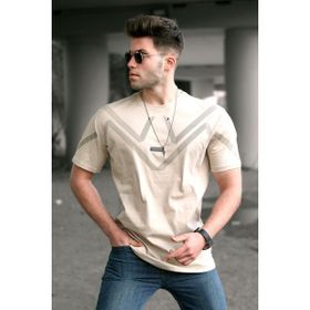 Madmext 5369 Bej T-Shirt