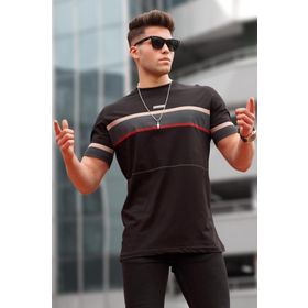 Madmext 5372 Erkek Bej T-shirt