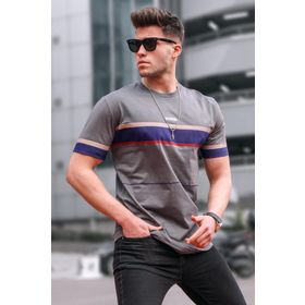 Madmext 5372 Erkek Bej T-shirt