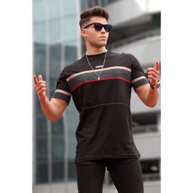Madmext 5372 Erkek Siyah T-shirt