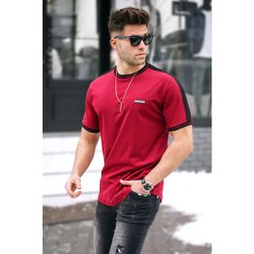 Madmext 5374 Bordo Erkek T-Shirt