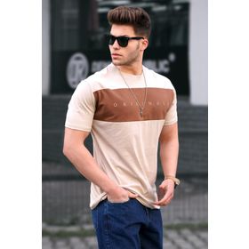 Madmext 5377 Erkek Beyaz T-shirt