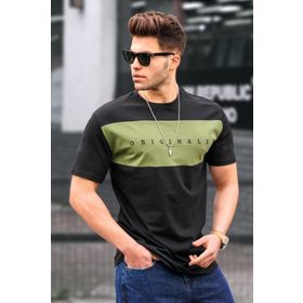 Madmext 5377 Erkek Beyaz T-shirt