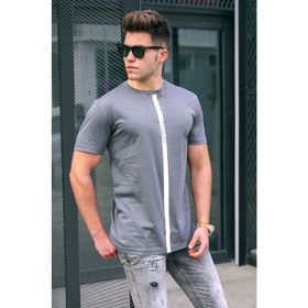Madmext 5378 Baskılı Füme T-shirt