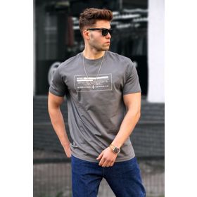 Madmext 5389 Erkek Bej T-shirt