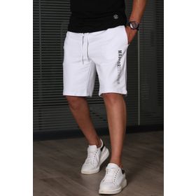 Madmext 5403 Beyaz Erkek Kapri Şort
