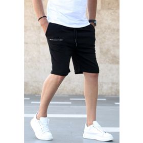 Madmext 5407 Siyah Erkek Kapri Şort