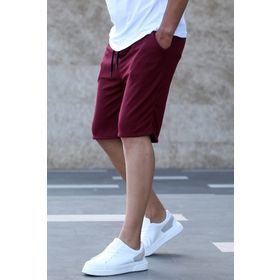 Madmext 5410 Bordo Erkek Kapri Şort