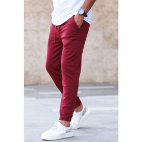Madmext 5424 Bordo Basic Erkek Eşofman