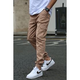 Madmext 5447 Bej Kargo Cep Erkek Pantolon
