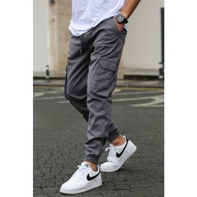 Madmext 5447 Erkek Füme Kargo Cep Pantolon