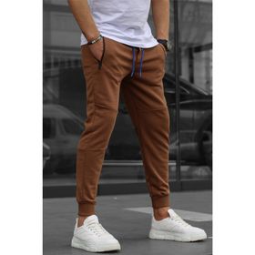 Madmext 5456 Bej Basic Erkek Eşofman Altı
