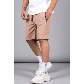 Madmext 5464 Camel Regular Fit Basic Erkek Şort