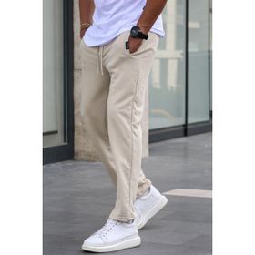 Madmext 5479 Bej Basic Eşofman Altı