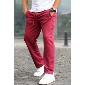 Madmext 5479 Bordo Basic Eşofman Altı