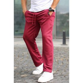 Madmext 5479 Bordo Basic Eşofman Altı