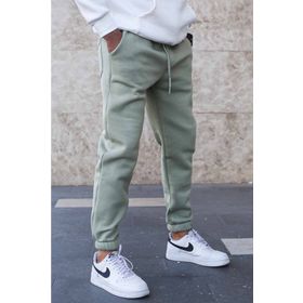 Madmext 5482 Mint Yeşili Şardonlu Basic Erkek Eşofman Altı