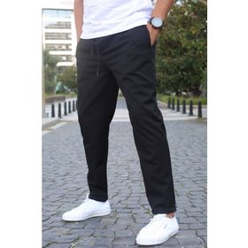 Madmext 5486 Siyah Basic Jogger Erkek Pantolon