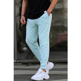 Madmext 5494 Mint Yeşili Basic Paçası Lastikli Erkek Eşofman