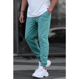 Madmext 5494 Mint Yeşili Basic Paçası Lastikli Erkek Eşofman