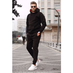 Madmext 5634 Siyah Erkek Eşofman Takımı