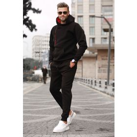 Madmext 5634 Siyah Erkek Eşofman Takımı