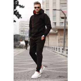 Madmext 5634 Siyah Erkek Eşofman Takımı