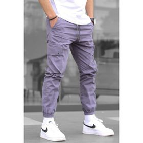 Madmext 5647 Gri Erkek Kargo Cep Pantolon