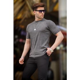 Madmext 5684 Antrasit Erkek T-shirt