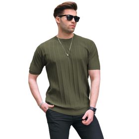 Madmext 5684 Haki Erkek T-shirt
