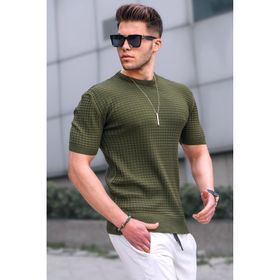 Madmext 5685 Erkek Bej T-shirt