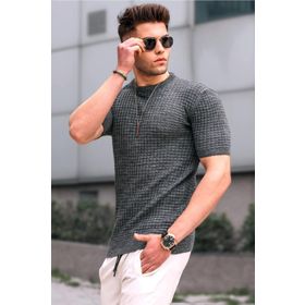 Madmext 5685 Erkek Beyaz T-shirt