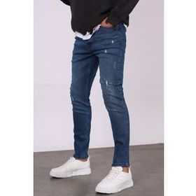 Madmext 5712 Skinny Fit Lacivert Erkek Jean