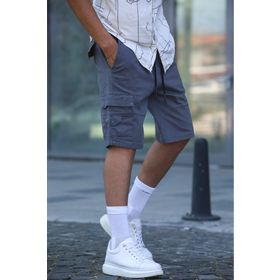 Madmext 5737 Füme Kargo Cep Erkek Kapri