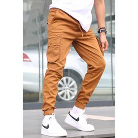 Madmext 5740 Slim Fit Camel Erkek Jogger Pantolon