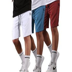 Madmext 5790 Beyaz - Mavi - Bordo 3'lü Erkek Şort
