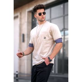 Madmext 5806 Bej Erkek T-shirt