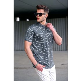 Madmext 5817 Erkek Polo Yaka Füme T-shirt