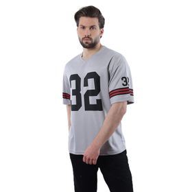 Madmext 5838 Beyaz Baskılı Oversize Erkek T-shirt