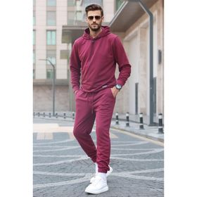 Madmext 5908 Lacivert Kapüşonlu Basic Eşofman Takımı