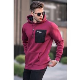 Madmext 6004 Bordo Erkek Sweatshirt