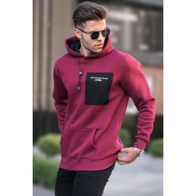Madmext 6004 Bordo Erkek Sweatshirt